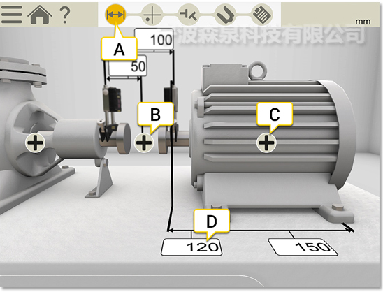 汽轮发电机组找中心方法