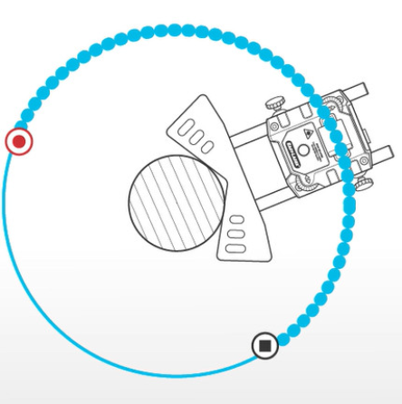轴对中测量方式：连续扫描